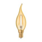 Ledvance Vintage 1906 LED E14 Kerze Gold 1.5W 120lm - 824 Extra Warmweiß | Ersatz für 15W