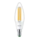 Philips MASTER LED Kerze E14 Fadenlampe Klar 2.3W 485lm - 830 Warmweiß | Ersatz für 40W