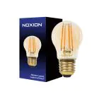Noxion Lucent Lustre LED E27 Kugel Fadenlampe Messing 4.1W 350lm - 822 Extra Warmweiß | Dimmbar - Ersatz für 32W