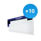 Mehrfachpackung 10x Noxion LED Panel Ecowhite V3.0 36W 3800lm - 840 Kaltweiß | 120x30cm