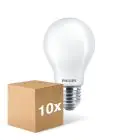 Mehrfachpackung 10x Philips Corepro LED Glühbirne E27 Birne Matt 4.5W 470lm - 830 Warmweiß | Ersatz Für 40W