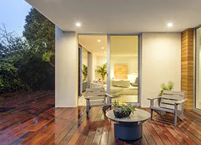 Terrassenbeleuchtung mit LED