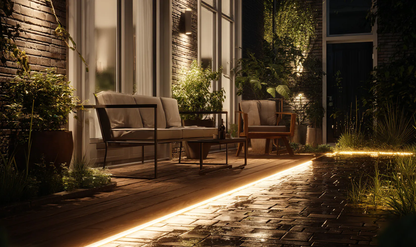 Außenbeleuchtung Terrasse